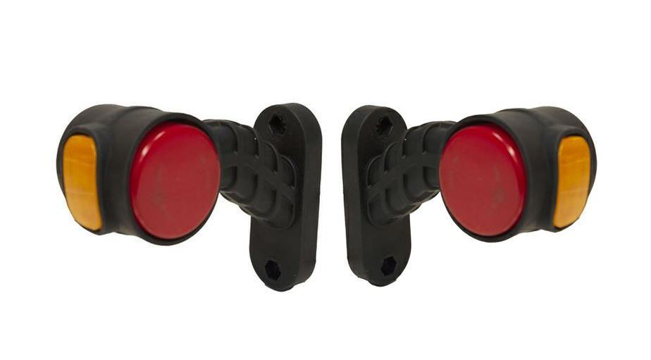 Pair of  Outline Stalk Marker Lamp 10-30V LED Glo Red/White/Amber Left & Right Maypole MP899BL & BR - Mid-Ulster Rotating Electrics Ltd