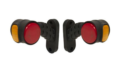 Pair of  Outline Stalk Marker Lamp 10-30V LED Glo Red/White/Amber Left & Right Maypole MP899BL & BR - Mid-Ulster Rotating Electrics Ltd