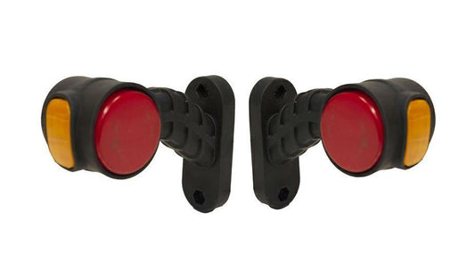 Pair of  Outline Stalk Marker Lamp 10-30V LED Glo Red/White/Amber Left & Right Maypole MP899BL & BR - Mid-Ulster Rotating Electrics Ltd