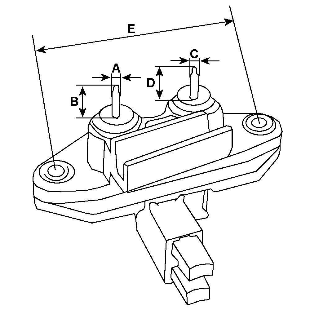 24V Alternator Voltage Regulator A127 O.E. Prestolite Insulated Return Marine Boat Cargo 235728 - Mid-Ulster Rotating Electrics Ltd