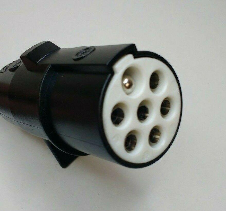 7 Pin Plastic Lorry Towing Male Plug 24V 24S Iso3731 Maypole Genuine Mp1225B - Mid-Ulster Rotating Electrics Ltd