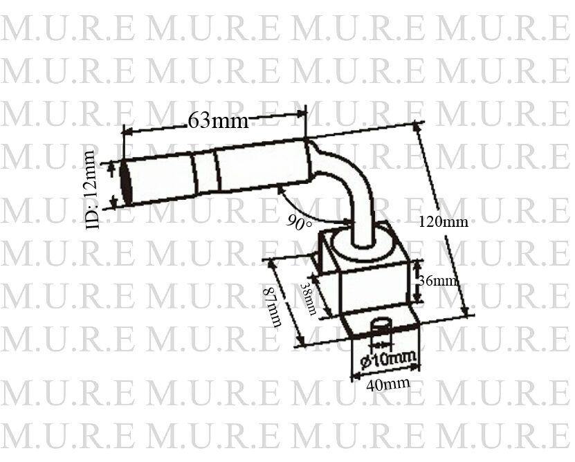Beacon Pole Mount Din Type Socket With Rubber Cover 90 Degree Maypole Mp4442B - Mid-Ulster Rotating Electrics Ltd