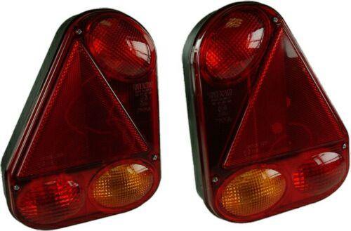 Pair of Rear Trailer Lamp Combo Caravan 4 + 5 PIN 12V Radex Maypole Mp7709BR/BL - Mid-Ulster Rotating Electrics Ltd