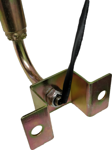 Beacon Pole Mount Din Type Socket With Rubber Cover 90 Degree Maypole Mp4442B - Mid-Ulster Rotating Electrics Ltd
