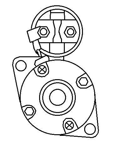Starter Motor 12v 12 Tooth 1.7Kw Fits Mercedes Sprinter, C-Class, Cls Etc. Cargo 114305 - Mid-Ulster Rotating Electrics Ltd