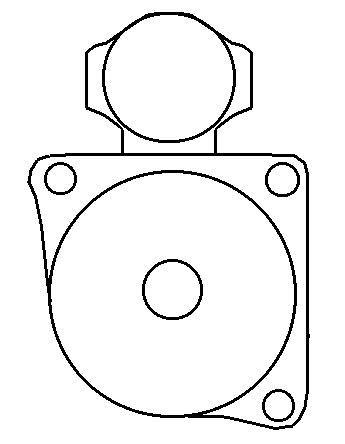 12v Starter Motor 15 Teeth 2Kw Fits Porsche, Vw, Audi Etc. Hc-Cargo 116000 - Mid-Ulster Rotating Electrics Ltd